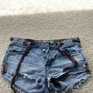 Free People denim cut offs size 27